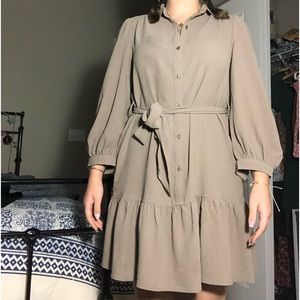 XS dress with belt from Max Studio (TJ Max) Light Brown